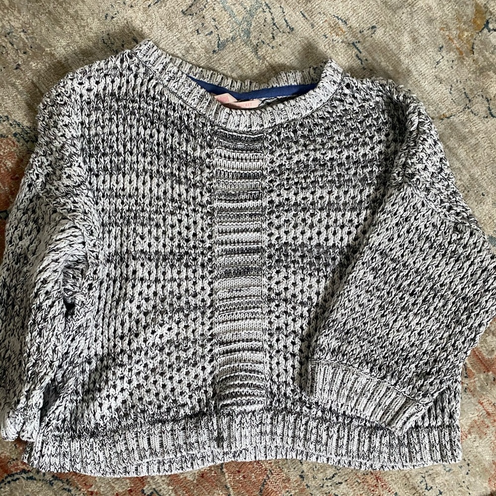 Victoria Secret Oversized Crop Knit Sweater